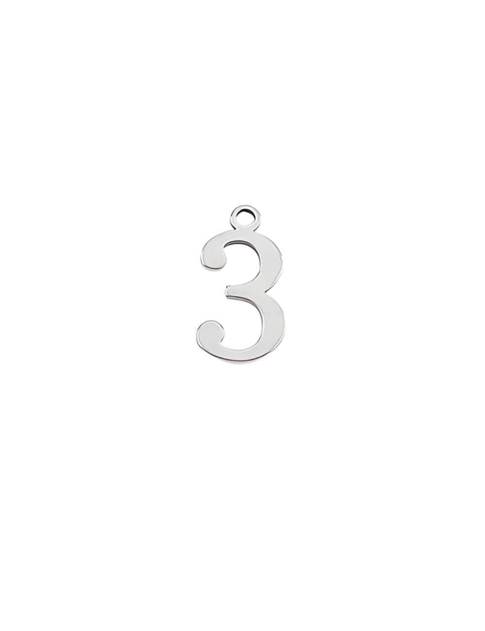 Silver Number Three (3)
