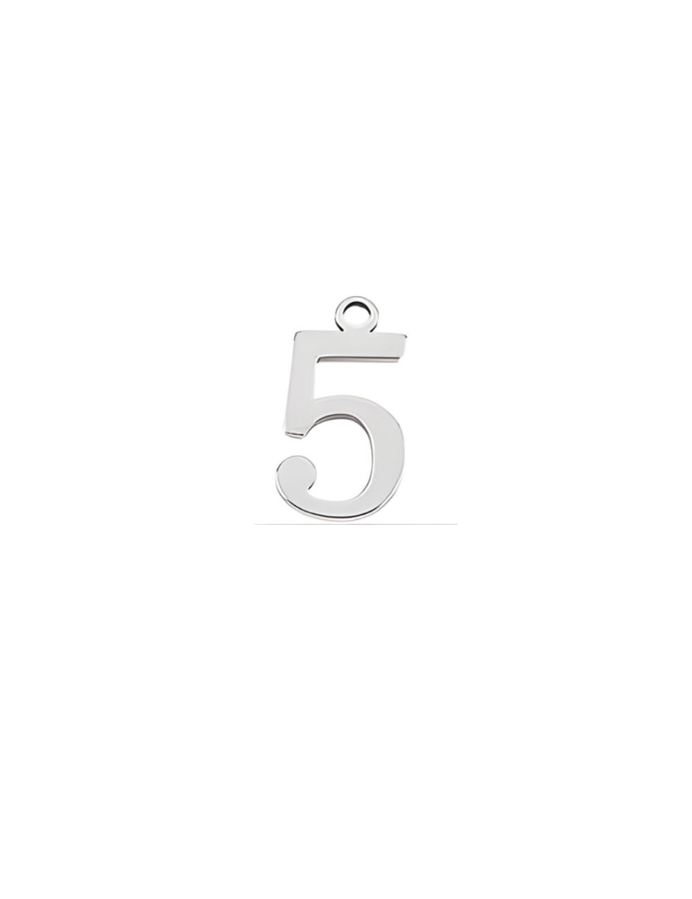 Silver Number Five (5)