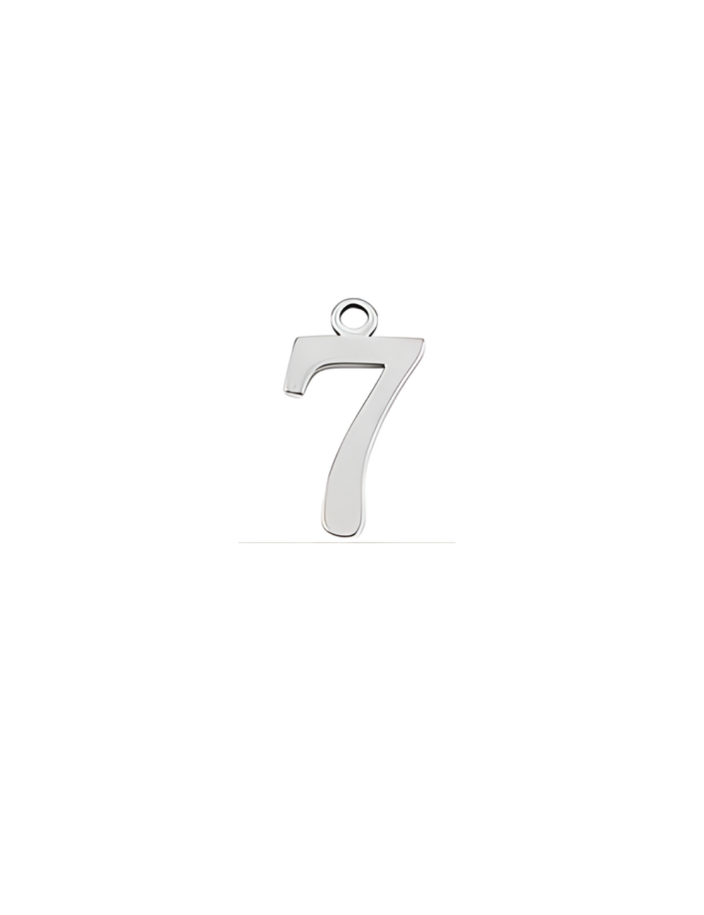 Silver Number Seven (7)