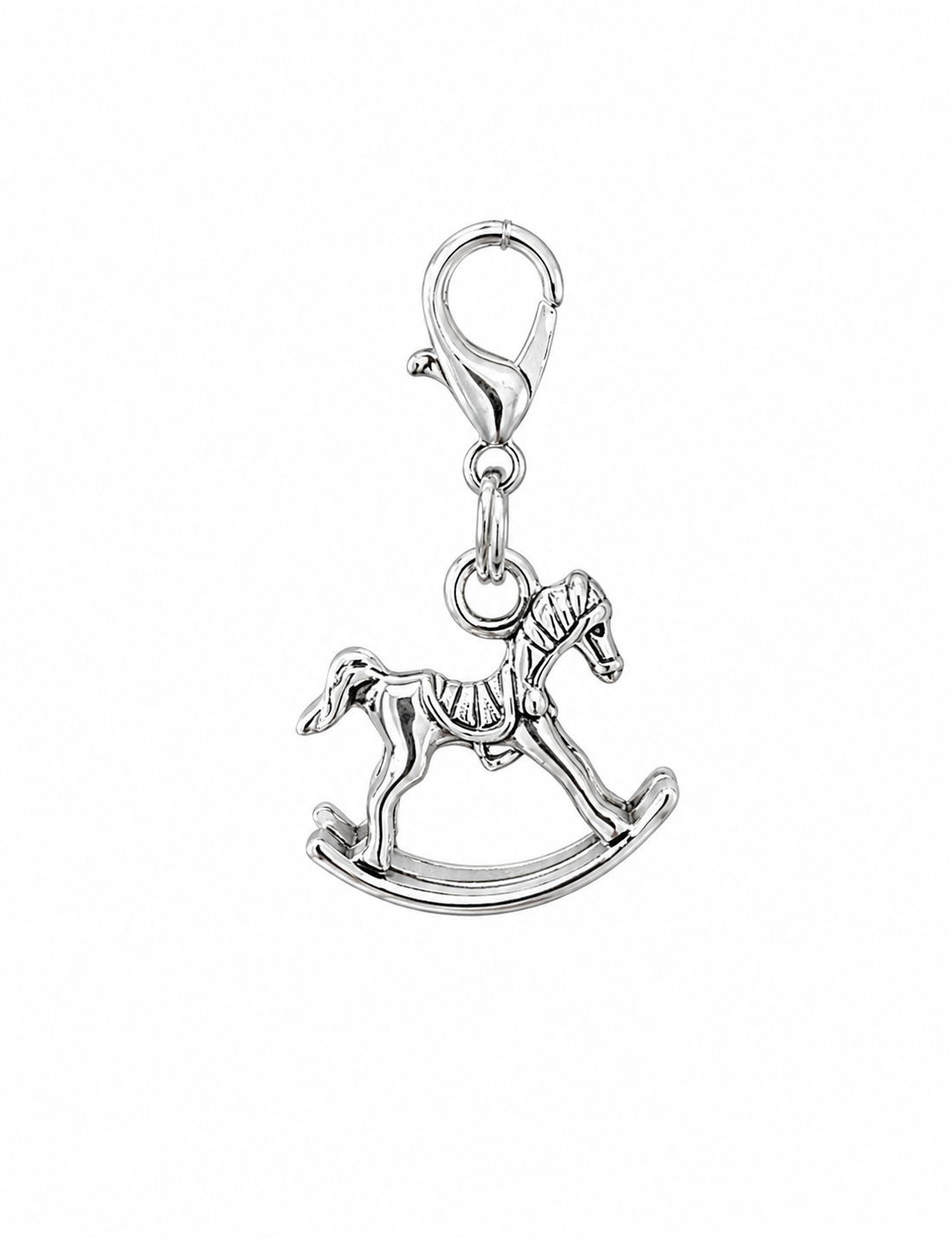 Silver Rocking Horse