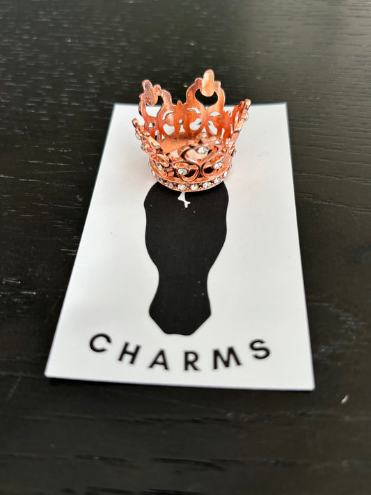 Rose Gold Bling Forelock Crown Small