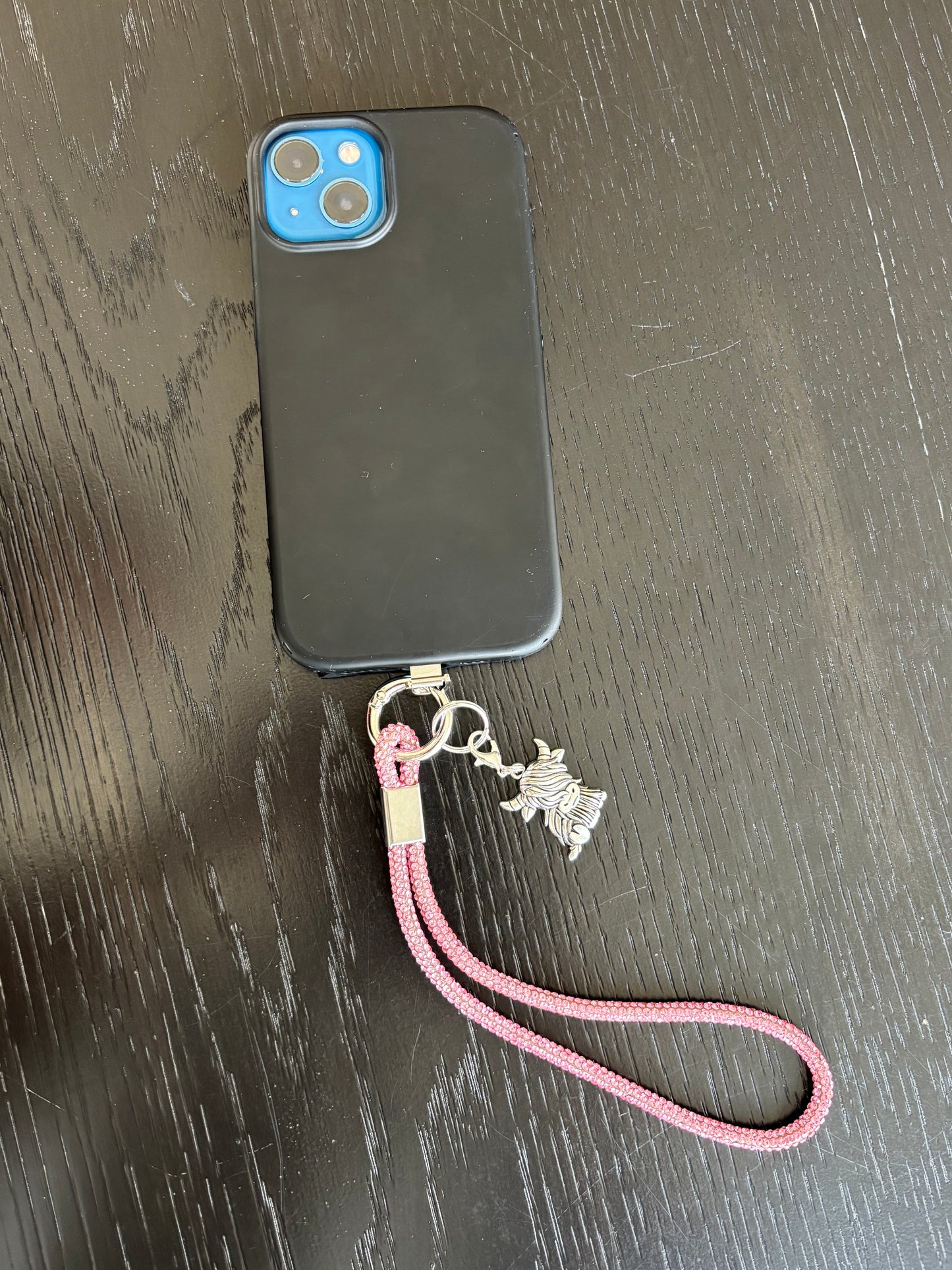 Champagne Bling Phone Wristlet with free phone adapter