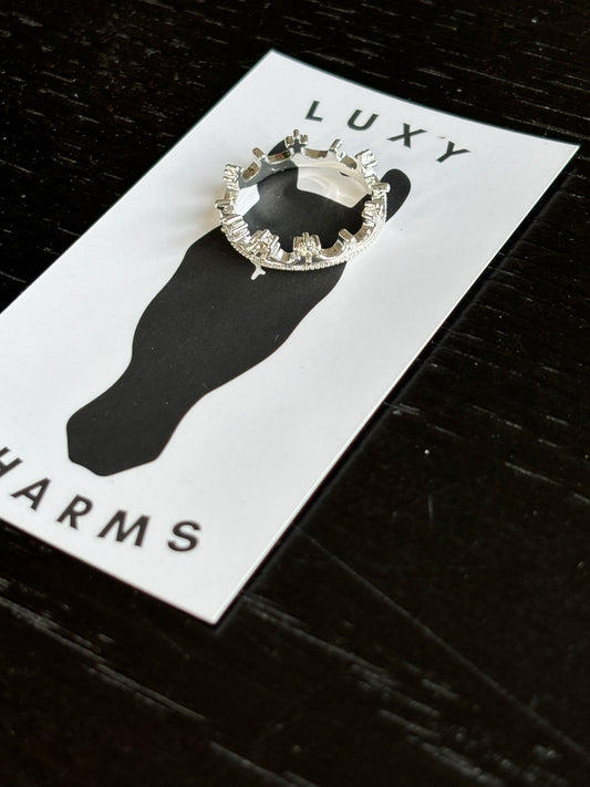 Subtle Silver Forelock Crown