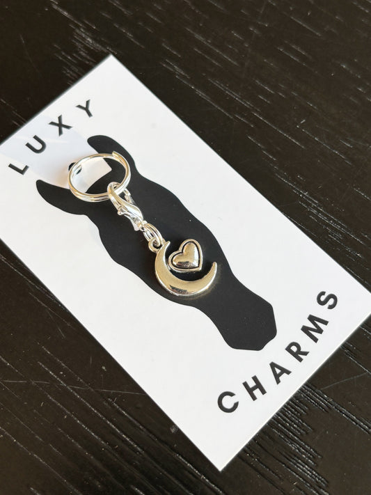 Crescent Moon with Heart