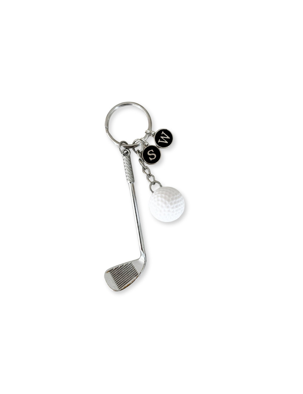 Golf Bag Charm with Initials