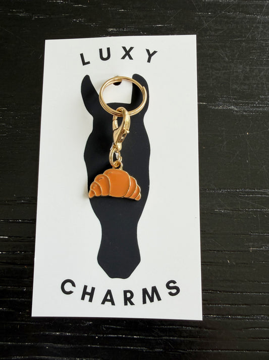 Golden Croissant Charm