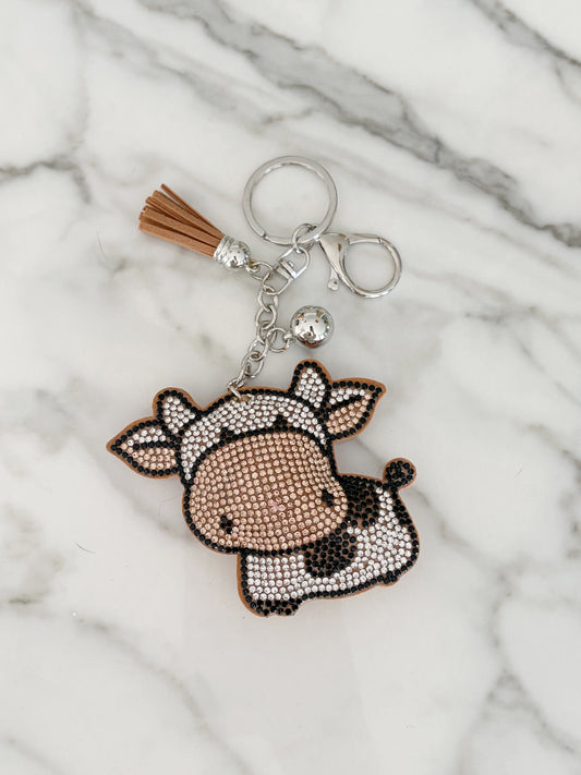 Dazzle Cow Charm