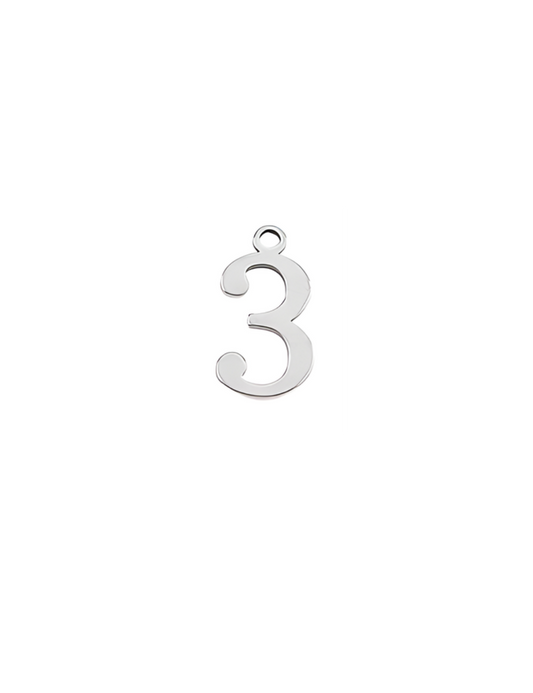 Silver Number Three (3)