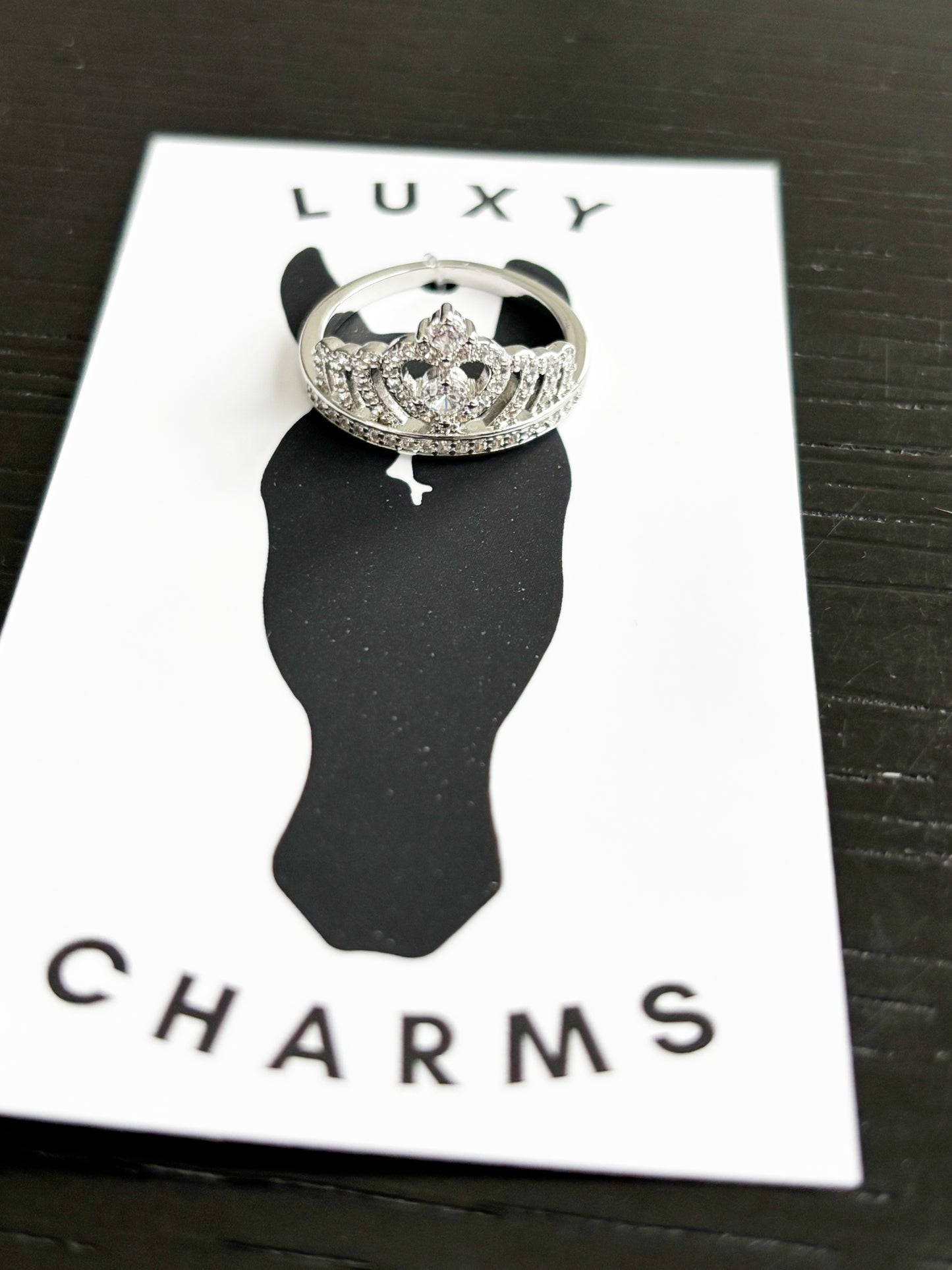 Micro Mini Silver Bling Tiara