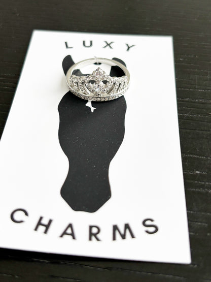 Micro Mini Silver Bling Tiara