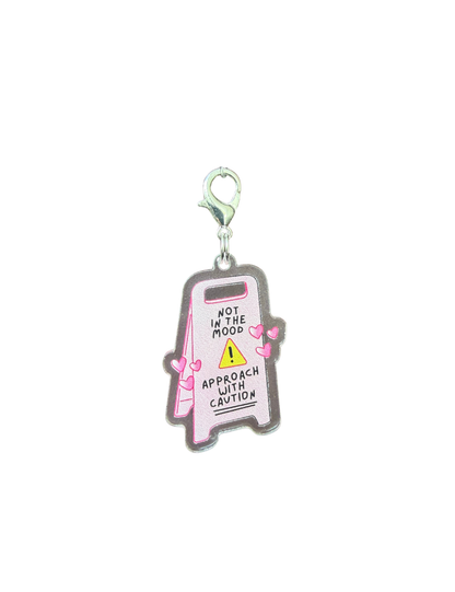 Approach with Caution Charm ⚠️💕