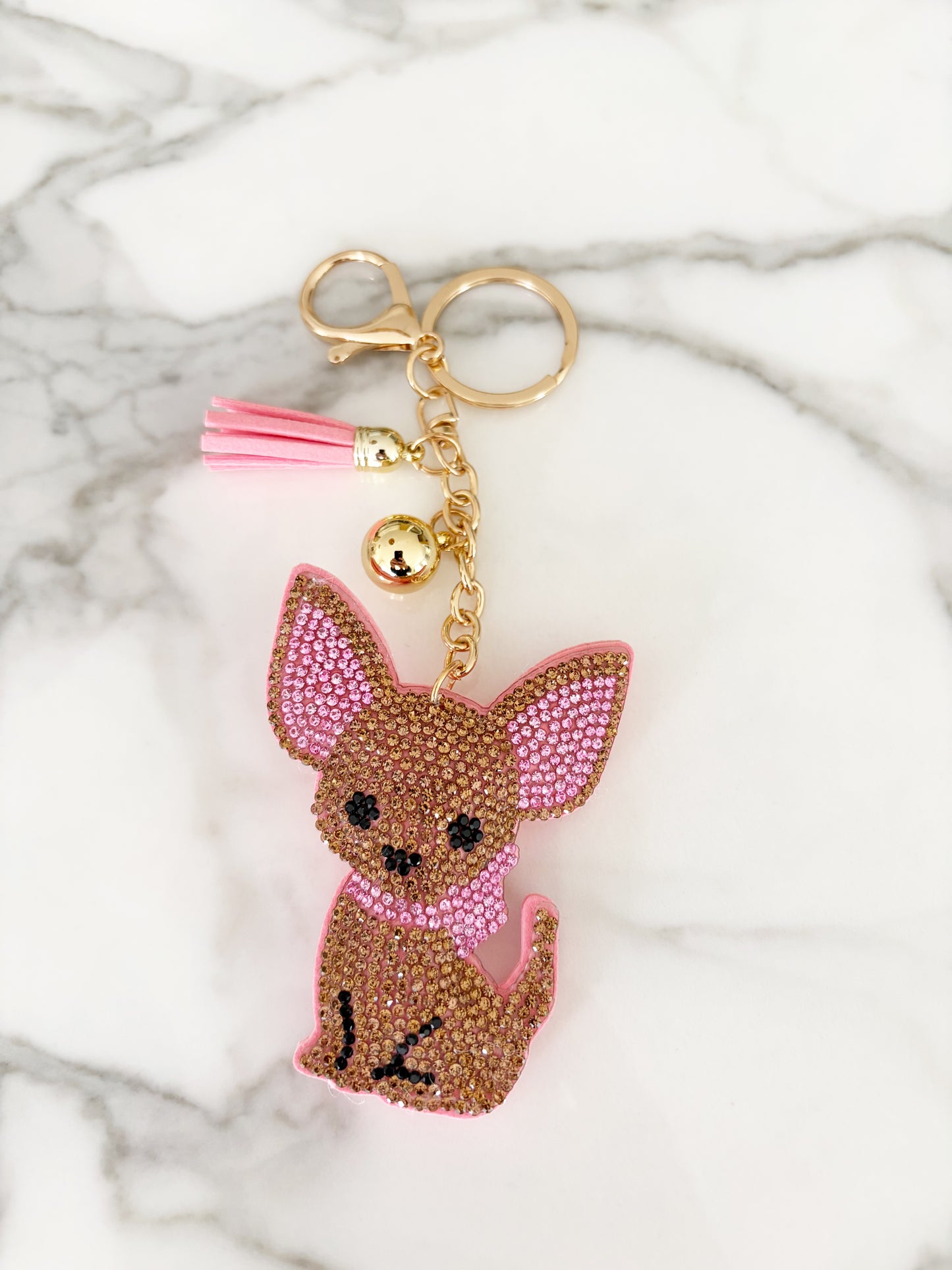 Bling Chihuahua Bag Charm