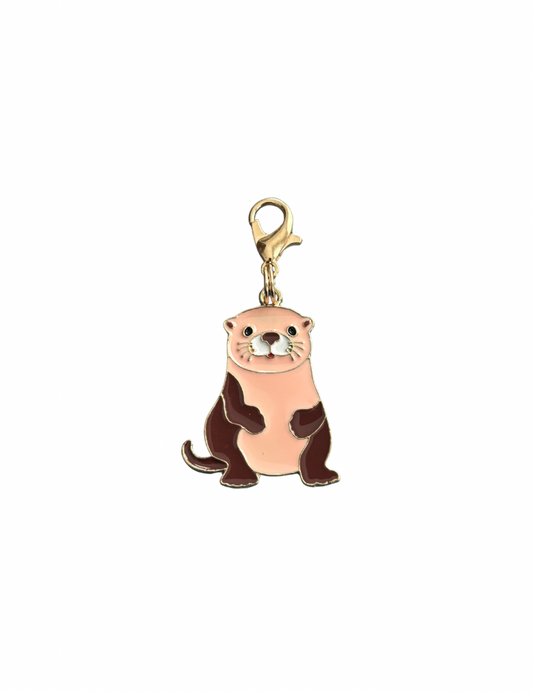 Cute Enamel Otter charm