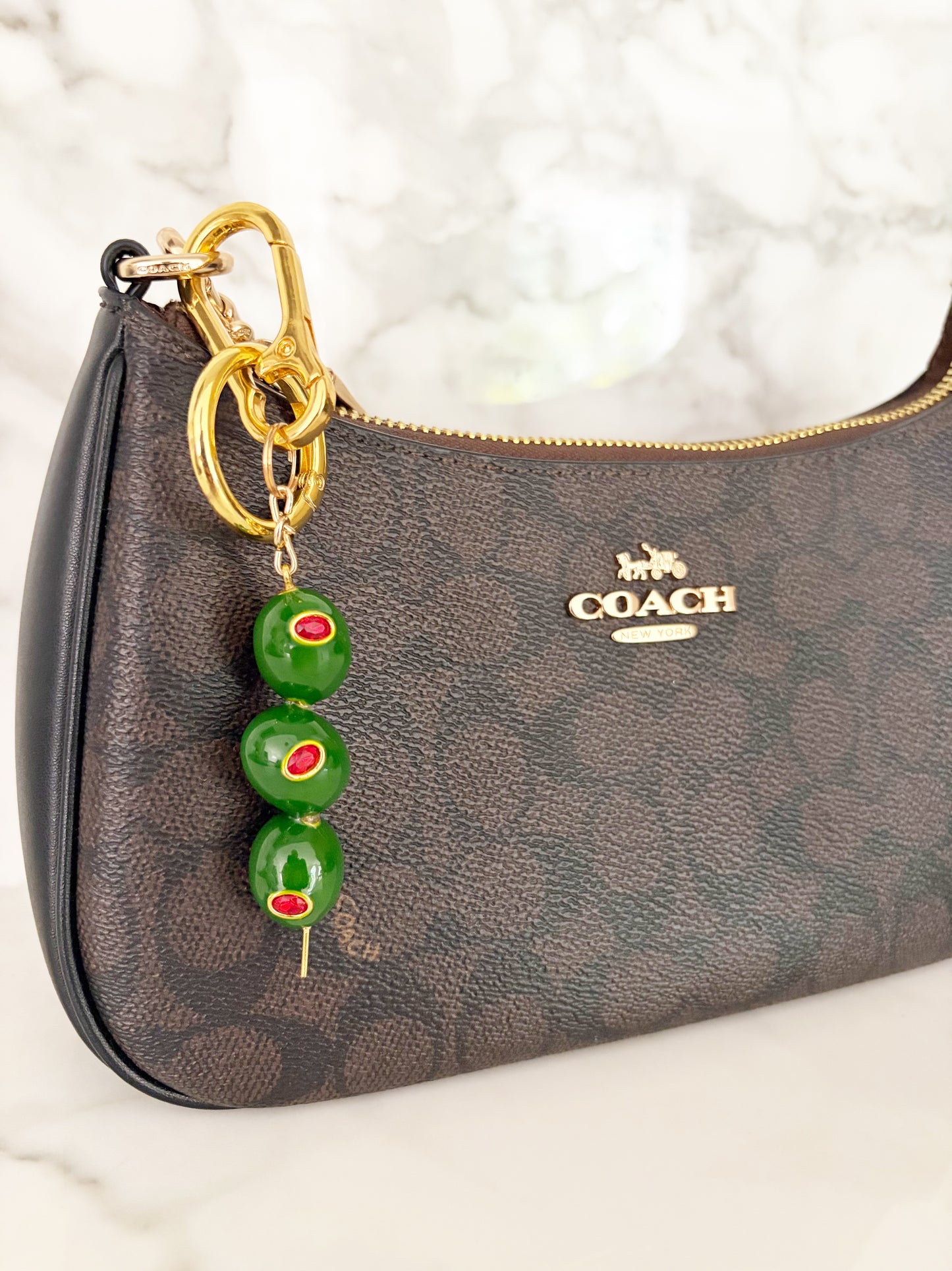Olive You Bag Charm
