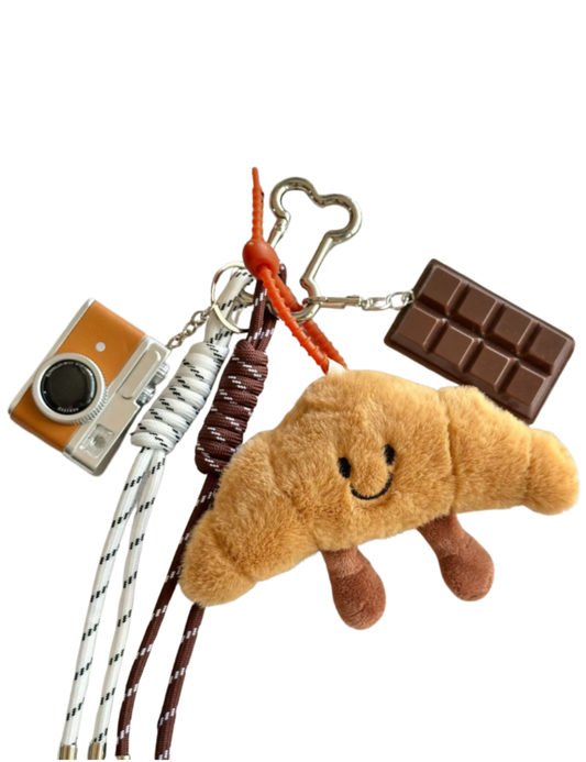 Croissant Crush Bag Charm 🥐✨