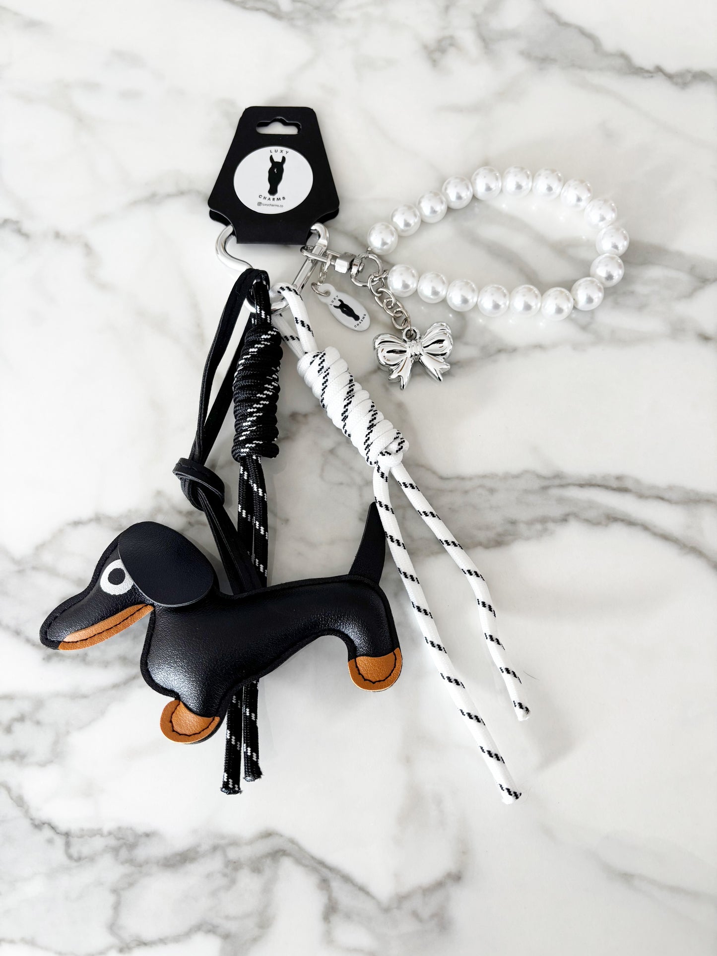 The Dachshund Diva Duo Charm