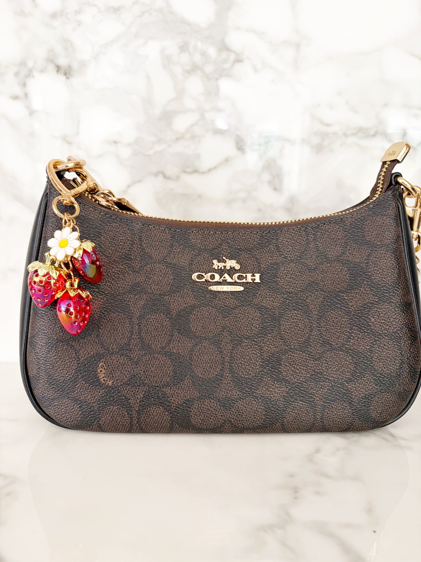 Strawberry Kisses Bag Charm