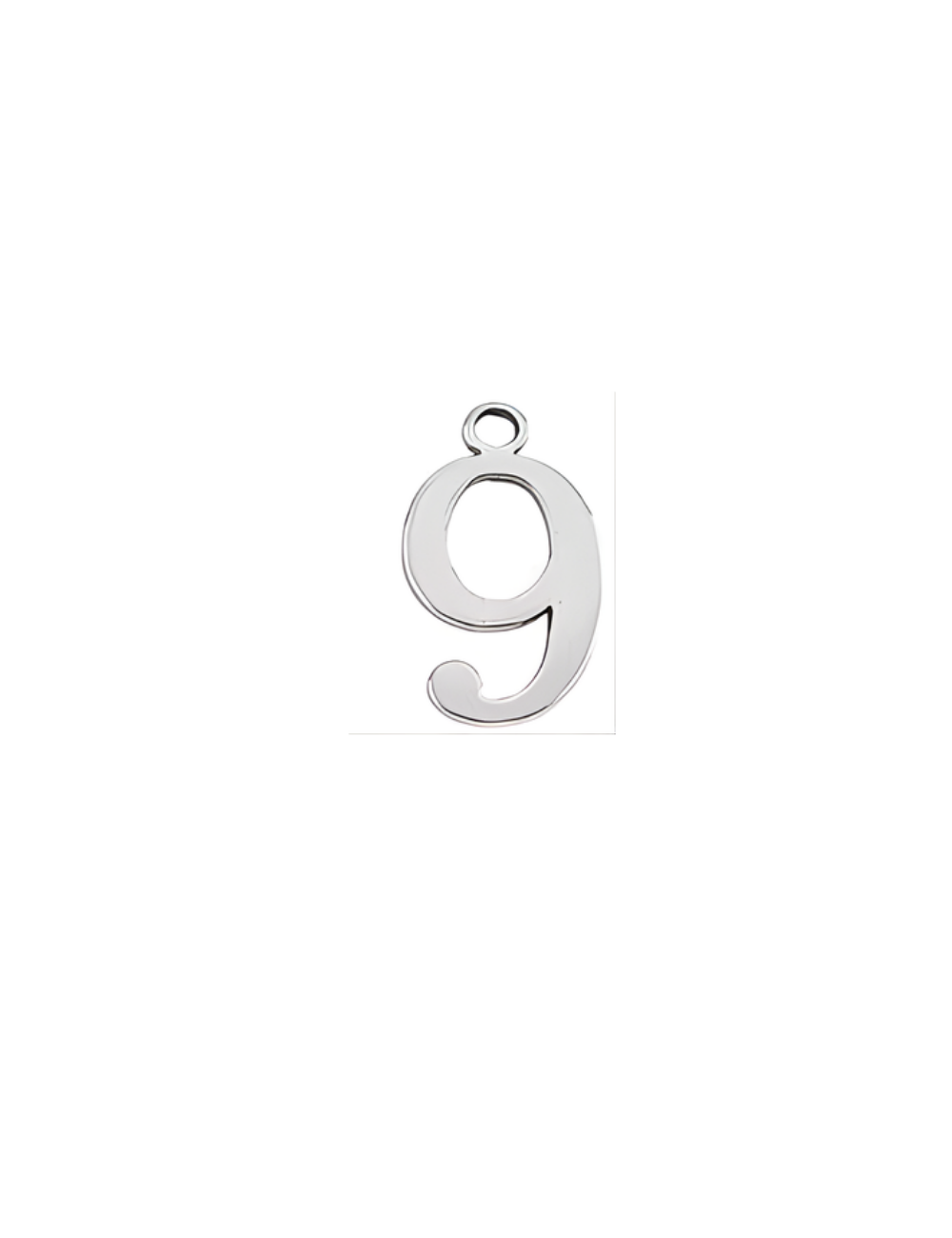 Silver Number Nine (9)
