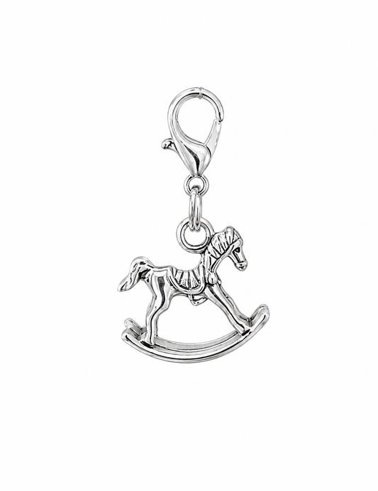 Silver Rocking Horse