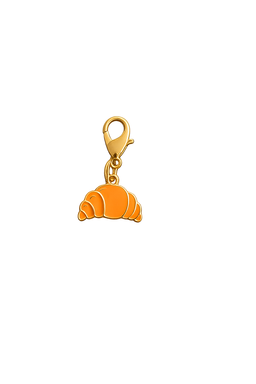 Golden Croissant Charm