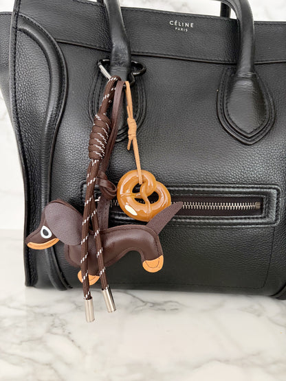 Pretzel Pup Bag Charm