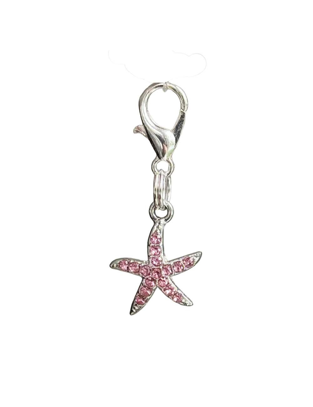 Rhinestone Starfish  - Blue or Pink