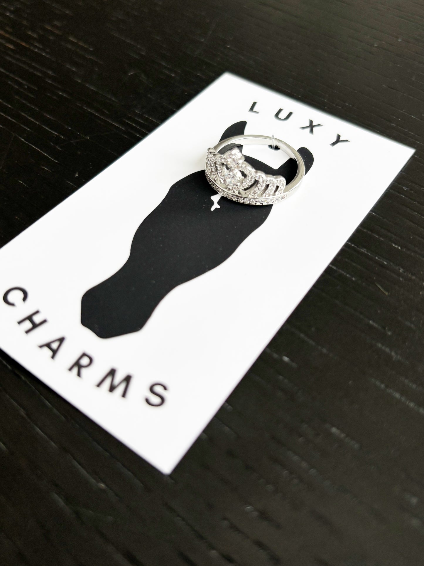 Micro Mini Silver Bling Tiara