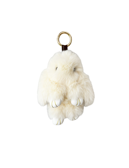 Big Fluffy Bunny Bag Charm