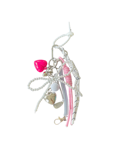 Golf and Bows Bag Charm