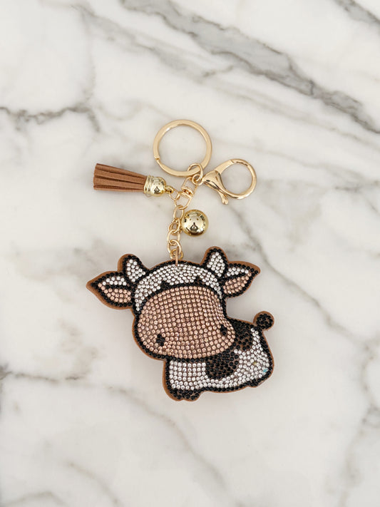 Dazzle Cow Charm