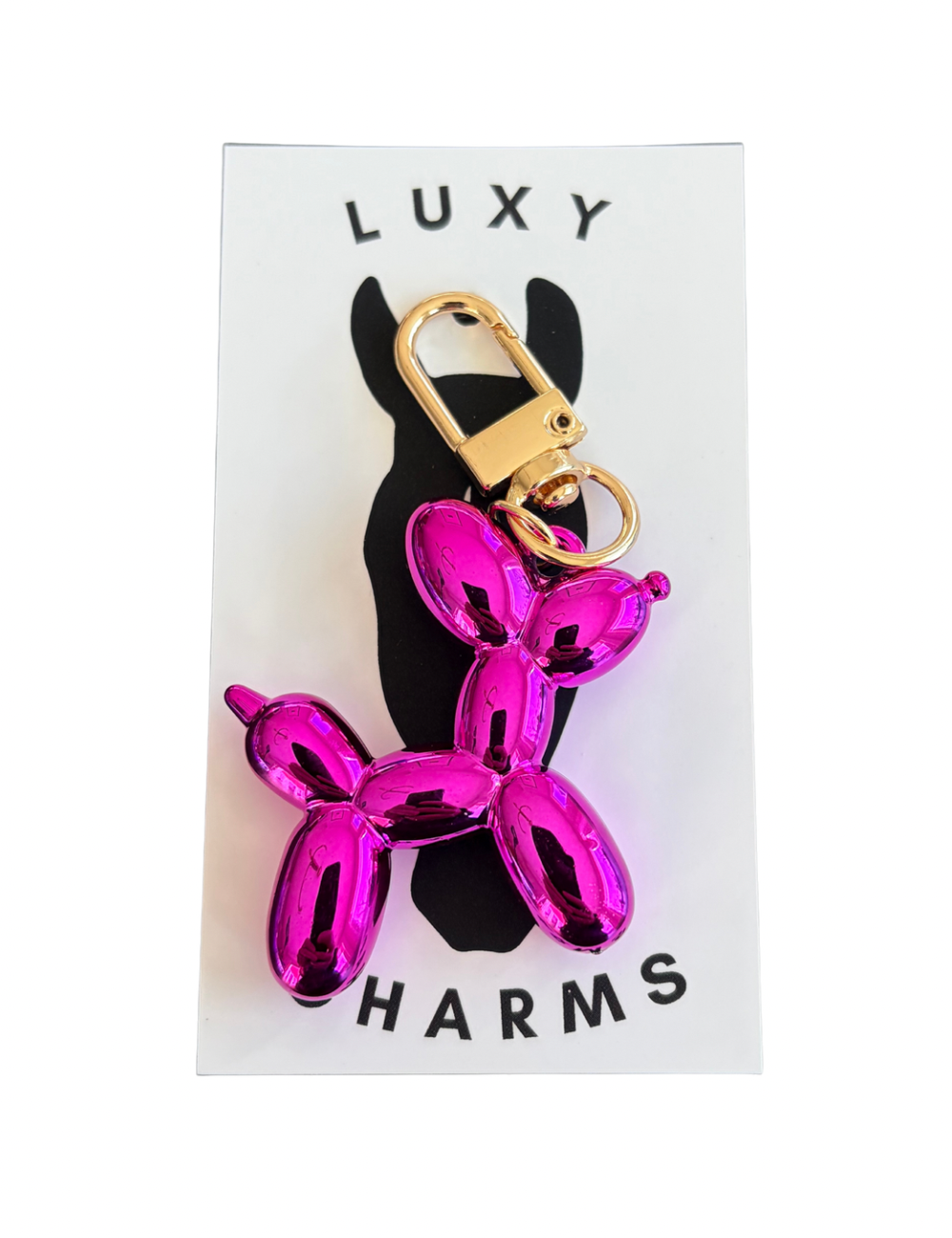 Balloon Dog Bag Charm (Multiple Colours)