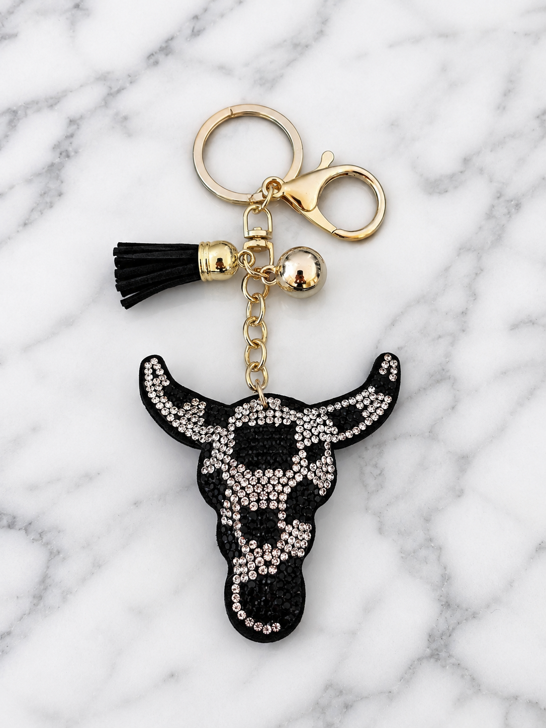 Longhorn Bling Bag Charm