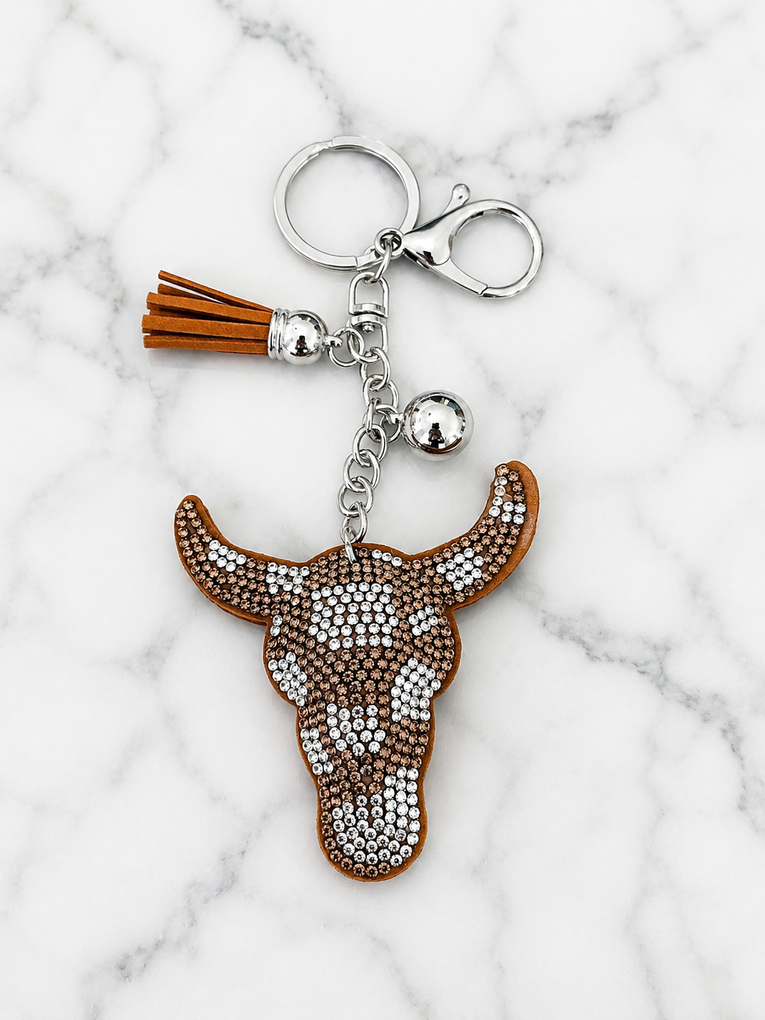 Longhorn Bling Bag Charm