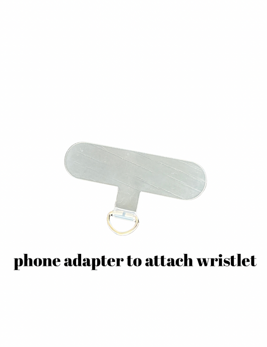 Black Bling Phone Wristlet with free phone adapter