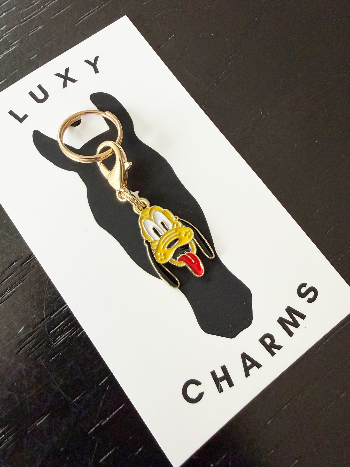 Pluto Dog Charm