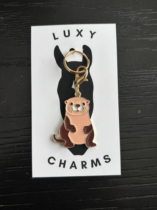 Cute Enamel Otter charm