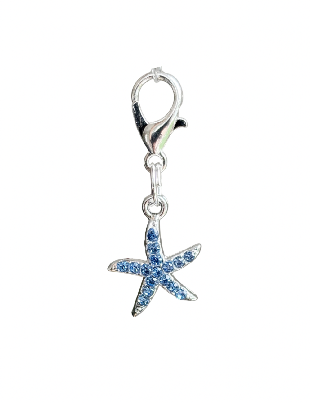 Rhinestone Starfish  - Blue or Pink