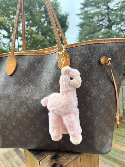 Pink Llama Bag Charm