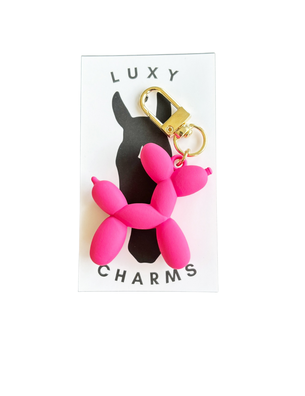 Balloon Dog Bag Charm (Multiple Colours)