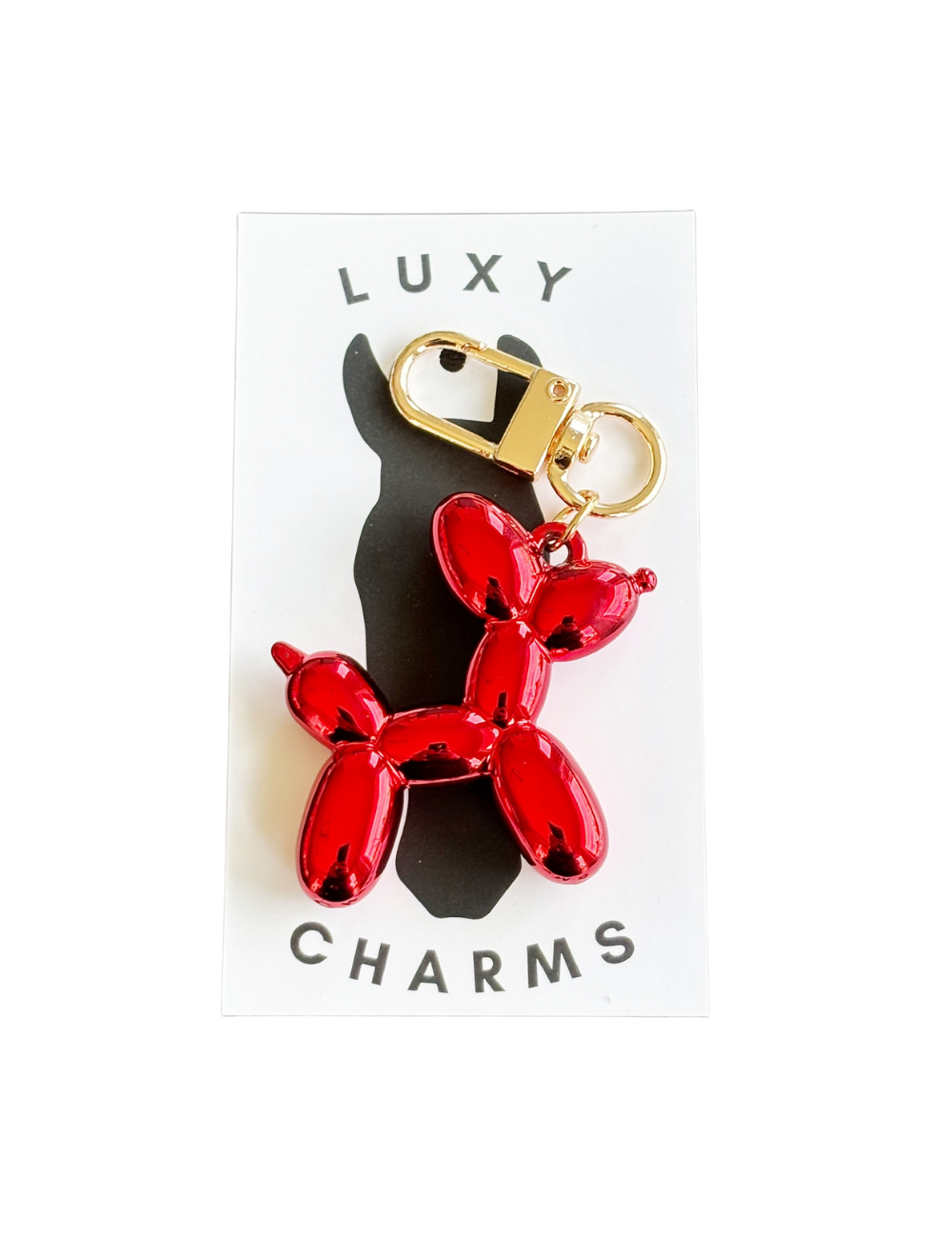 Balloon Dog Bag Charm (Multiple Colours)
