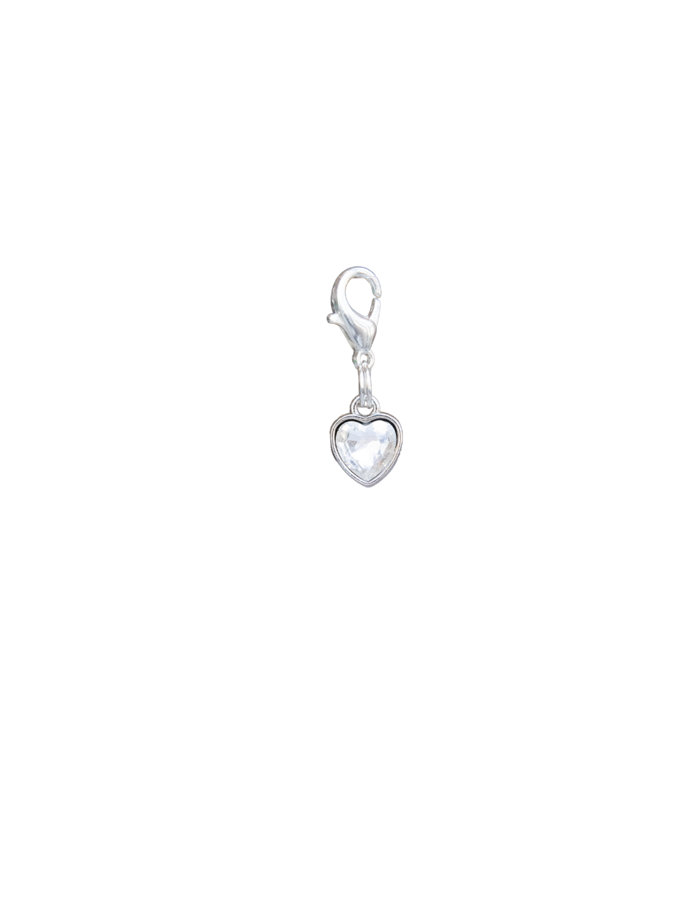 Heart Gemstones (Silver Clip)