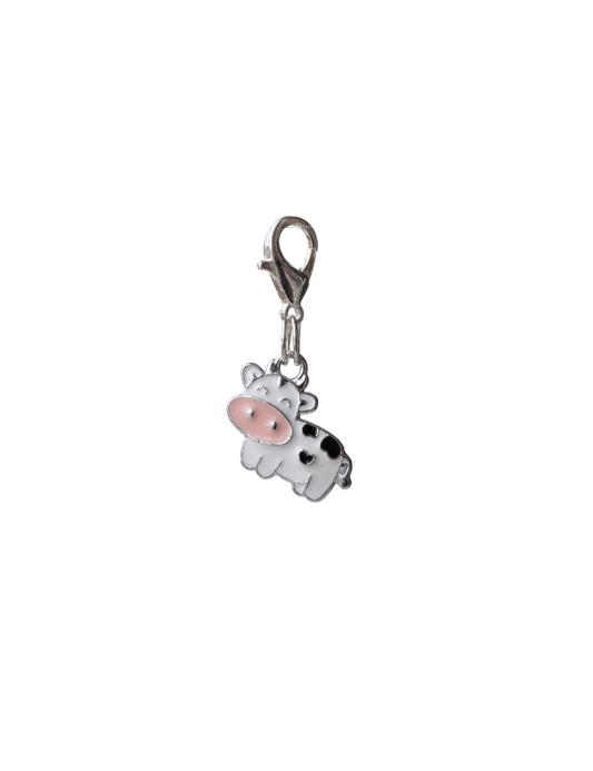 Happy Enamel Cow