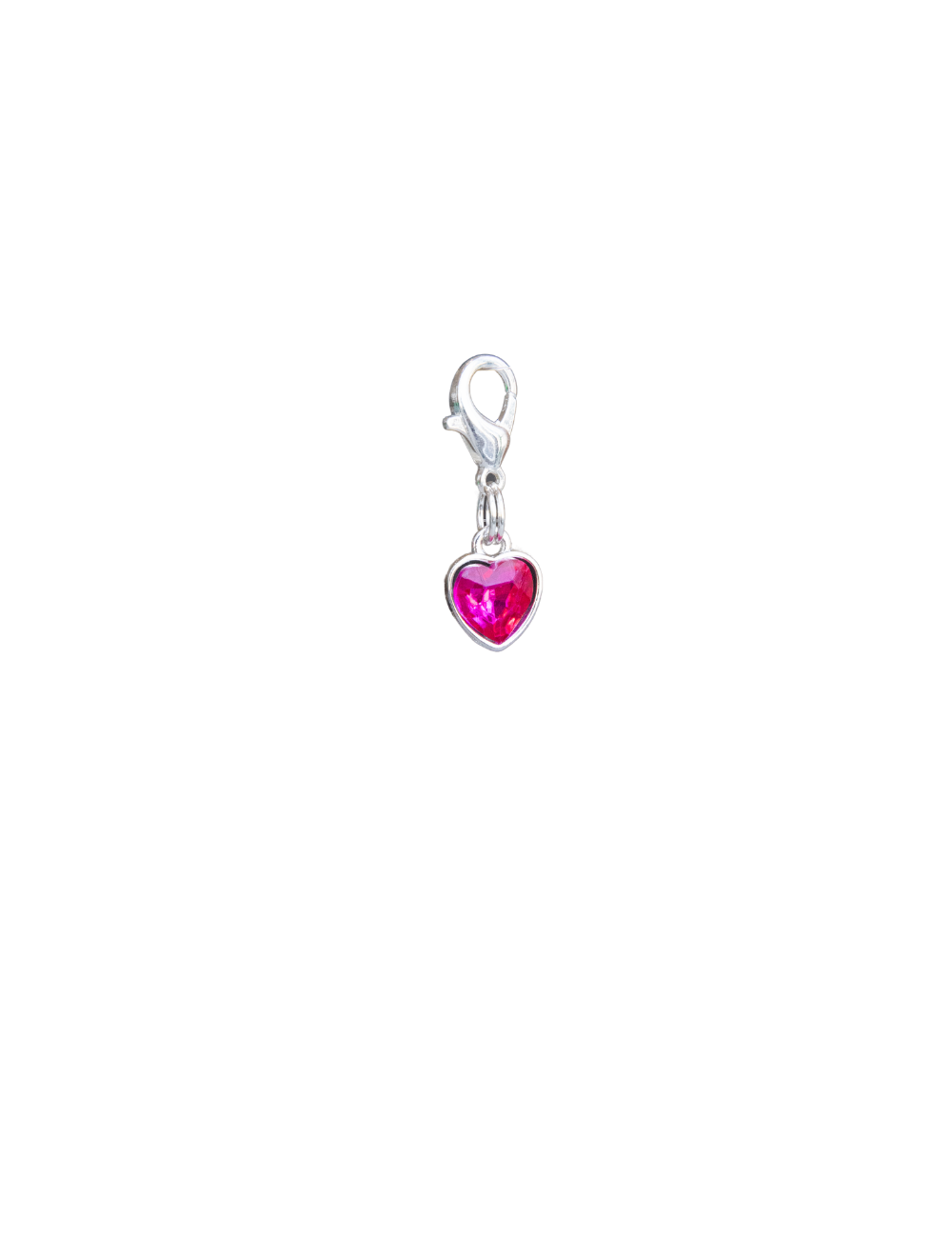 Heart Gemstones (Silver Clip)