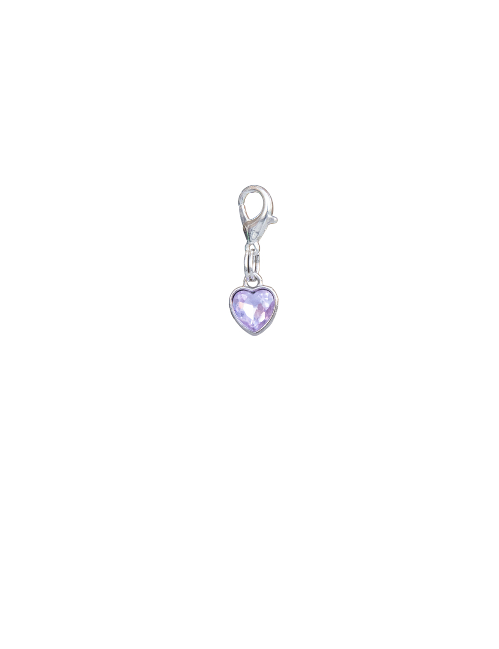 Heart Gemstones (Silver Clip)