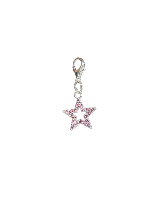 Pink Rhinestone Star
