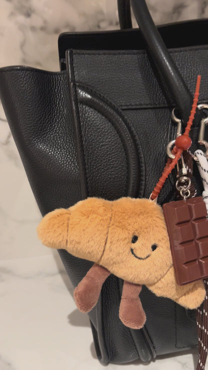 Croissant Crush Bag Charm 🥐✨