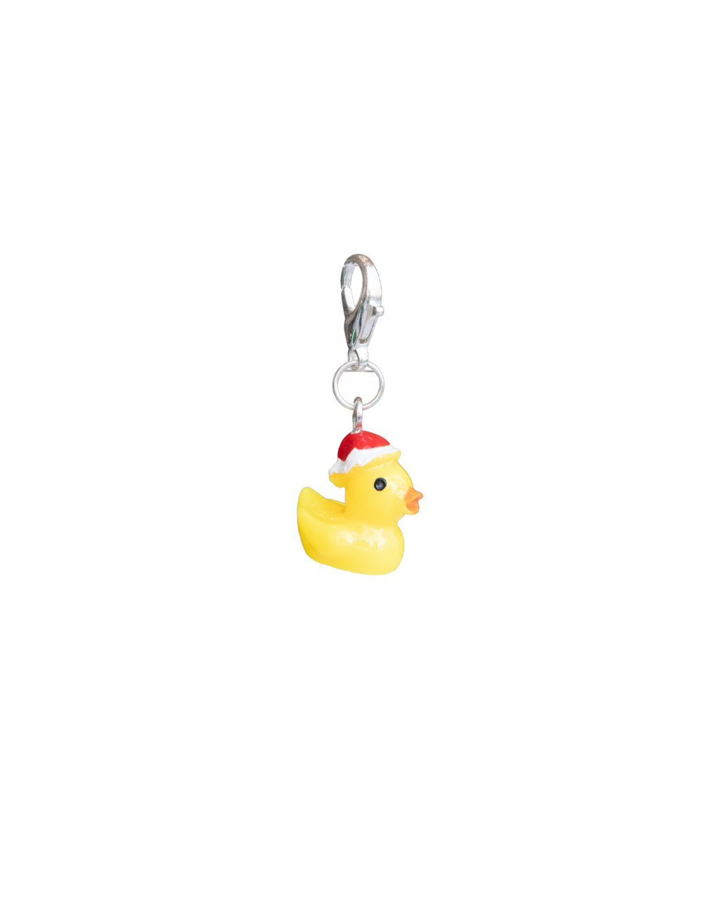 Yellow Duck with Santa Hat